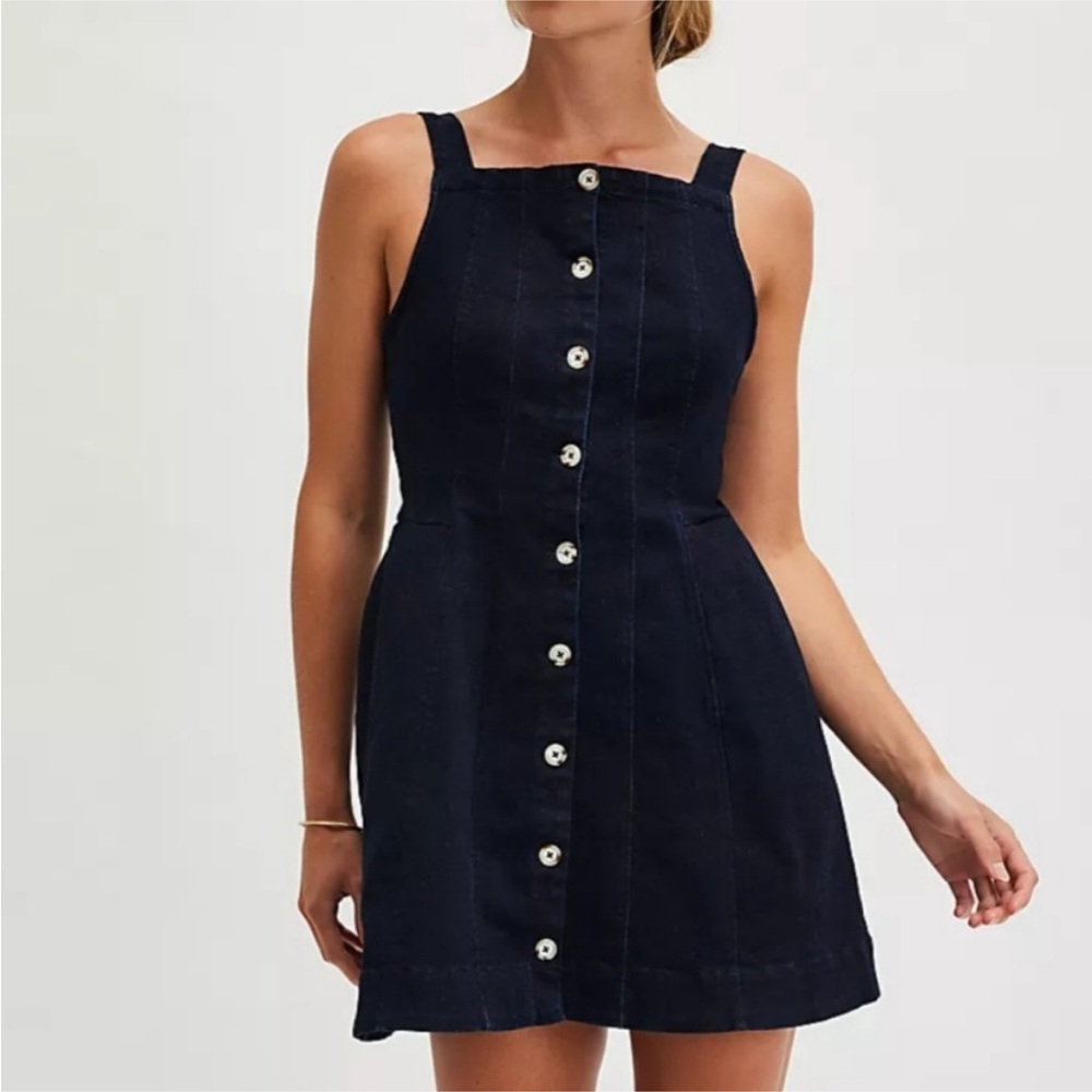 Free People Gimmie More Denim Button Down